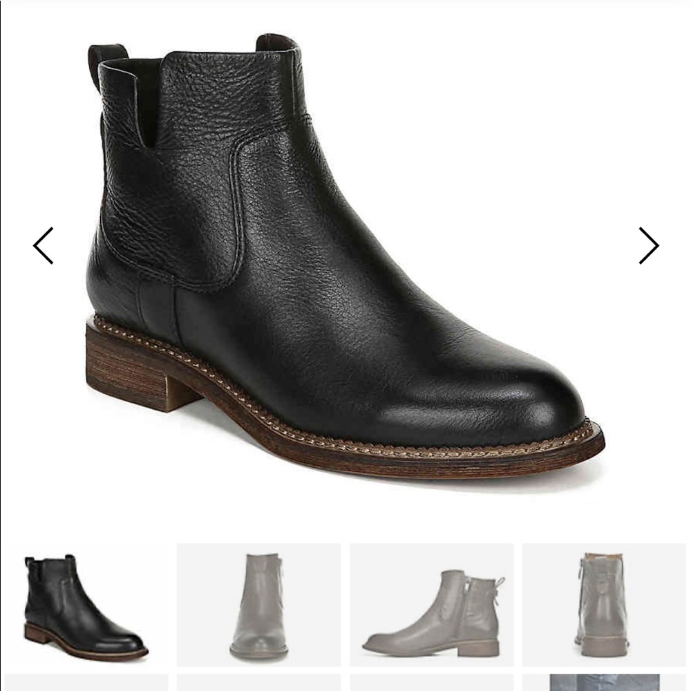 NEW Gorgeous Leather Black Booties!!!!